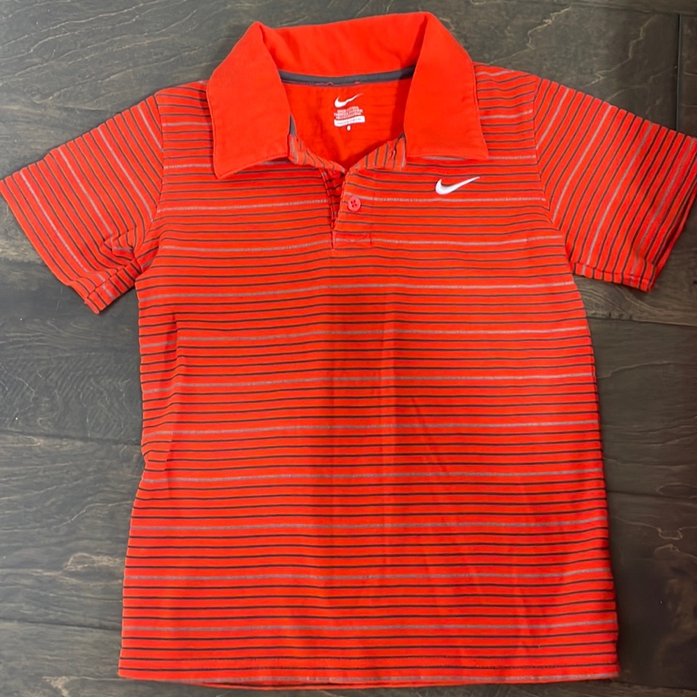 Boys Nike Polo - Reddish orange - size 6